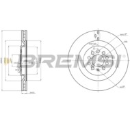 CD7985V.JPG Coppia Dischi Freno Anteriore 92168903 Seat Leon Ventilato