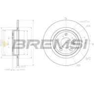 CD8031S.JPG Coppia Dischi Freno Posteriore 92277503 Mercedes-benz Slk Pieno