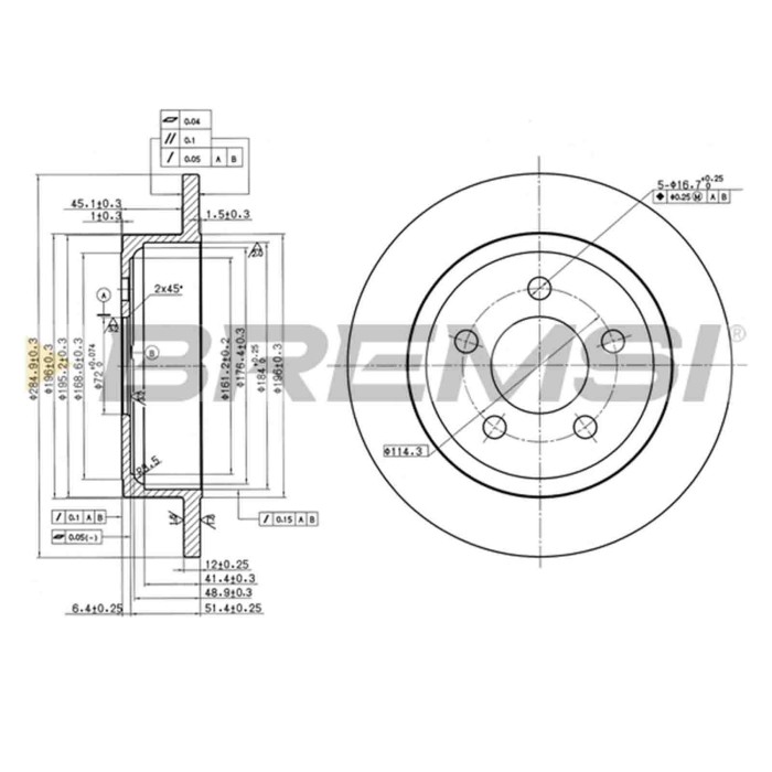 CD8288S_1.jpg Coppia Dischi Freno Posteriore 92194000 Jeep Cherokee Wrangler Ii Nero