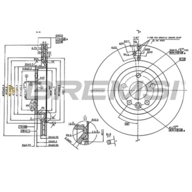 CD8432V.JPG Coppia Dischi Freno Posteriore 92314305 Jaguar F-pace (x761)