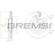 CD8496VLS.JPG Coppia Dischi Freno Anteriore Sinistro Lexus Gs Ventilato