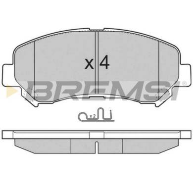 NEUTRO.jpg Kit Dischi E Pastiglie Freno 17mm Anteriori Nissan X-trail 2007-2013 2.0 Dci Fwd S.f. Akebono Ventilato