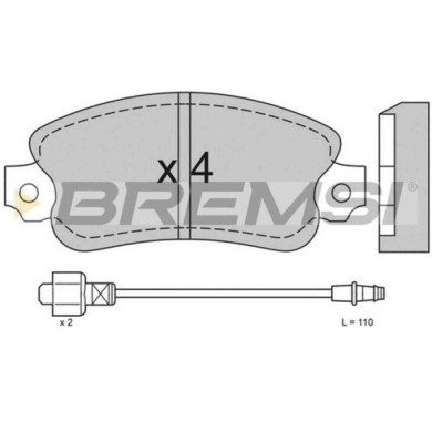 NEUTRO.jpg Kit Dischi E Pastiglie Freno 15mm Anteriori Talbot Samba 1981-1985 0.9 S.f. Bendix Ventilato
