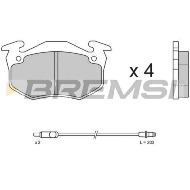 NEUTRO.jpg Kit Dischi E Pastiglie Freno 15mm Anteriori Renault Twingo I 1996-2007 1.2 S.f. Bendix Ventilato