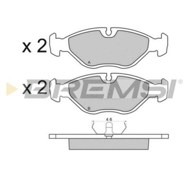 NEUTRO.jpg Kit Dischi E Pastiglie Freno 19.5mm Anteriori Saab 9000 1994-1998 3.0 -24 V6 Cd/cde S.f. Ate Ventilato