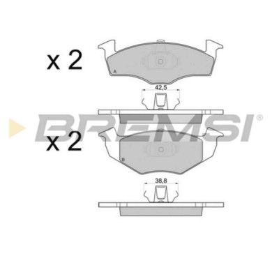 NEUTRO.jpg Kit Dischi E Pastiglie Freno 15mm Anteriori Seat Cordoba 1996-2002 1.6i S.f. Kelsey-hayes Ventilato