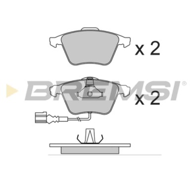NEUTRO.jpg Kit Dischi E Pastiglie Freno 20.3mm Anteriori Audi Tt 2010-2014 2.0 Tfsi S.f. Ate - Teves Pieno