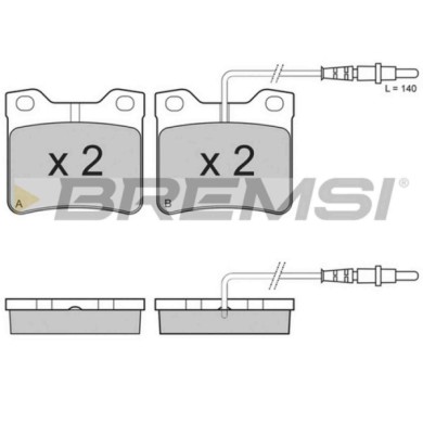 NEUTRO.jpg Kit Dischi E Pastiglie Freno 16mm Posteriori Peugeot 406 Coupé 1997-2004 3.0 V6 24v S.f. Ate Ventilato