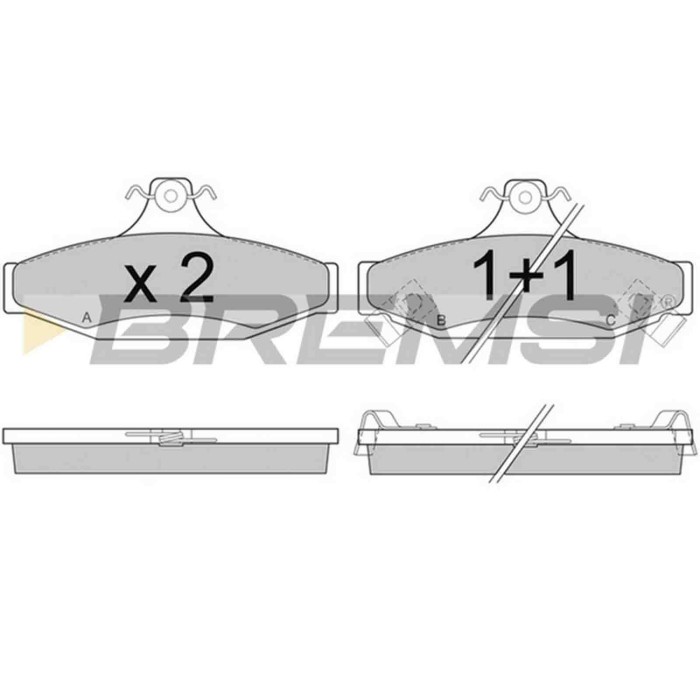 NEUTRO.jpg Kit Dischi E Pastiglie Freno 15.2mm Posteriori Ssangyong Korando 1998-2006 2.9 Td S.f. Lucas Girling Ventilato