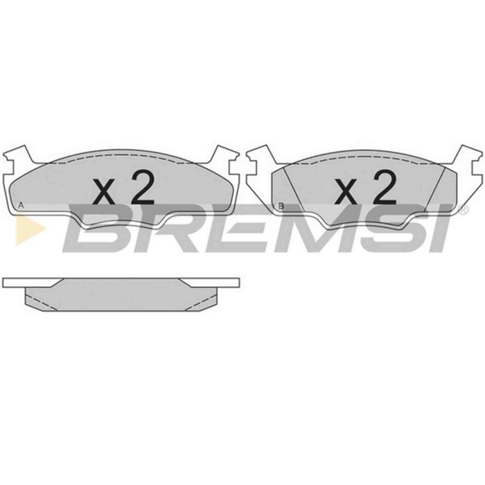 NEUTRO.jpg Kit Dischi E Pastiglie Freno 19.5mm Anteriori Volkswagen Golf I 1977-1983 1.5 S.f. Kels.hayes Ventilato