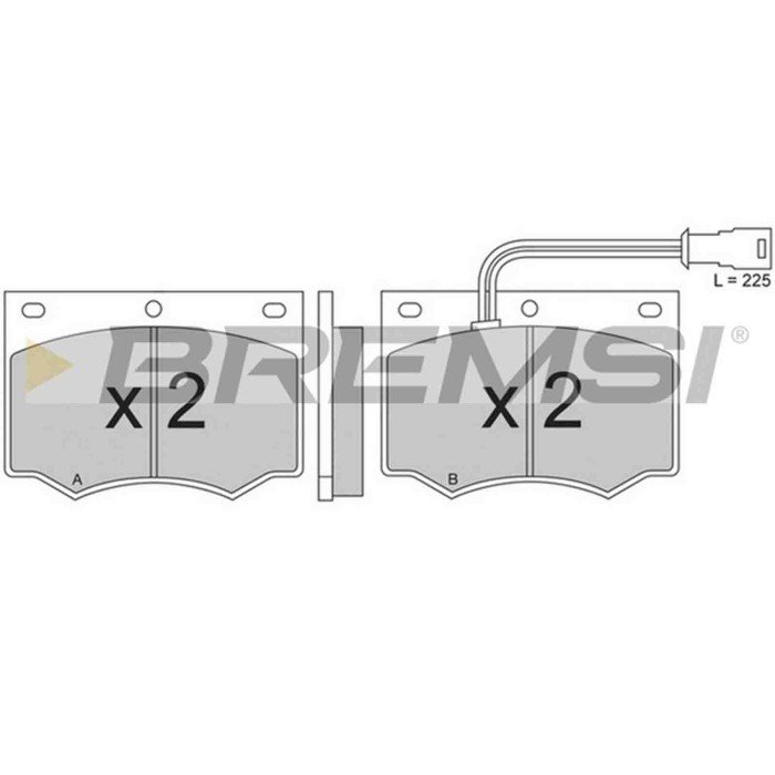 NEUTRO.jpg Kit Dischi E Pastiglie Freno 15mm Anteriori Ford Granada Turnier 1982-1985 2.5 D S.f. Lucas Girling Ventilato