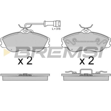 NEUTRO.jpg Kit Dischi E Pastiglie Freno 19mm Anteriori Audi 80 Avant 1992-1995 2.8 Quattro S.f. Lucas Girling Ventilato