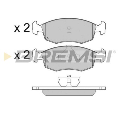 NEUTRO.jpg Kit Dischi E Pastiglie Freno 17.5mm Anteriori Ford Escort Iii 1984-1985 1.6 Rs Turbo S.f. Ate Ventilato