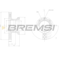CD5216V.JPG Kit Dischi E Pastiglie Freno 19.5mm Anteriori Audi 100 1990-1994 2.8 E S.f. Ate Ventilato