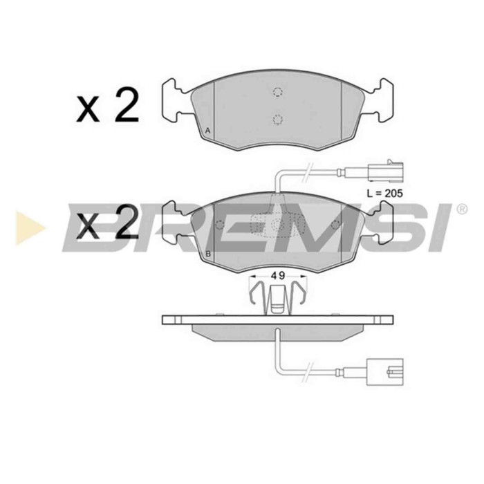 NEUTRO.jpg Kit Dischi E Pastiglie Freno 17.2mm Anteriori Fiat 500 C 2009-2024 0.9 S.f. Ate Ventilato