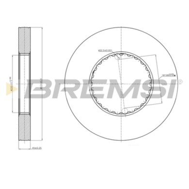 CD5249S.JPG Kit Dischi E Pastiglie Freno 15mm Anteriori Opel Commodore A 1967-1972 2.5 Gs S.f. Ate Pieno