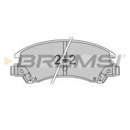 NEUTRO.jpg Kit Dischi E Pastiglie Freno 18mm Anteriori Subaru Leone Iii 1984-1991 1300 S.f. Akebono Pieno