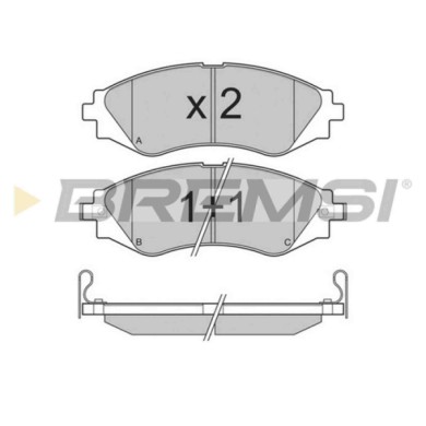 NEUTRO.jpg Kit Dischi E Pastiglie Freno 17mm Anteriori Daewoo Nubira 1997-1999 1.6 16v S.f. Akebono Pieno