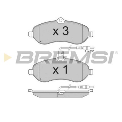 NEUTRO.jpg Kit Dischi E Pastiglie Freno 18.9mm Anteriori Citroën Jumpy 2011-2016 2.0 Hdi 125 S.f. Trw Pieno