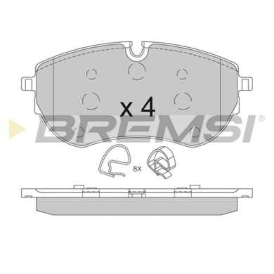 NEUTRO.jpg Kit Dischi E Pastiglie Freno Anteriori Volkswagen Amarok 2010-2016 2.0 Tsi S.f. Bosch Pieno
