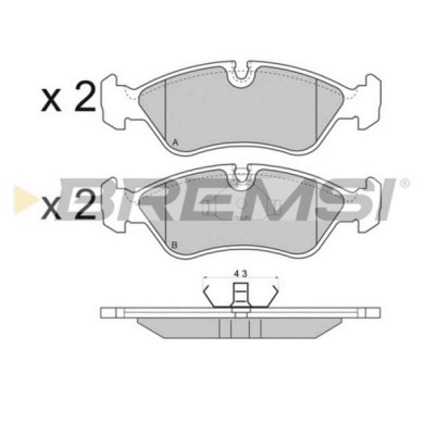 NEUTRO.jpg Kit Dischi E Pastiglie Freno 17mm Anteriori Opel Vectra A 1989-1995 2.0i Cat 4x4 S.f. Ate Ventilato