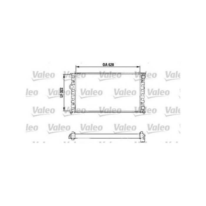 143516-large_default.jpg Valeo Radiatore Motore Volkswagen Golf Iii 1.8 1.9tdi 91-03