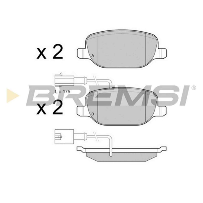 NEUTRO.jpg Kit Dischi E Pastiglie Freno 17.8mm Posteriori Alfa Romeo Giulietta 2010-2018 2.0 Jtdm S.f. Trw Ventilato