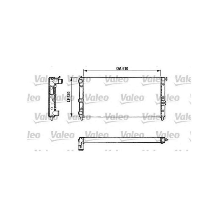 143558-large_default.jpg Valeo Radiatore Motore Fiat Duna 60 D 92-