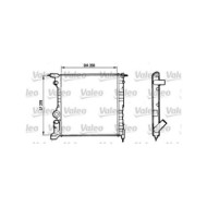 Valeo Radiatore Motore Renault Clio 1.2 Ta512 90-98