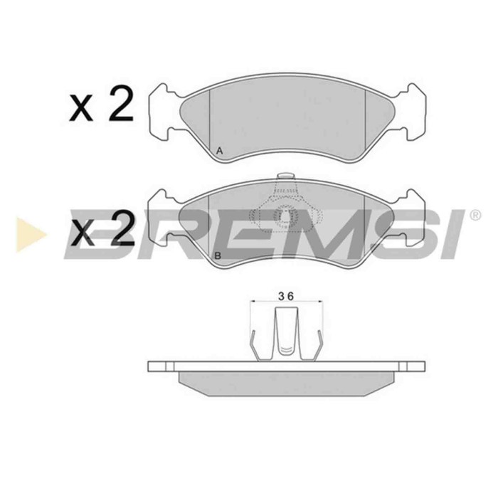 NEUTRO.jpg Kit Dischi E Pastiglie Freno 17.5mm Anteriori Ford Ka 1998-2008 1.3i S.f. Ate Ventilato