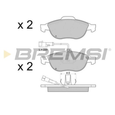 NEUTRO.jpg Kit Dischi E Pastiglie Freno 19mm Anteriori Lancia Lybra Sw 1999-2000 2.0 20v S.f. Ate Ventilato