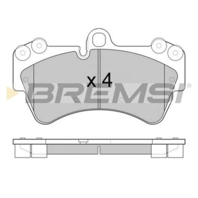 NEUTRO.jpg Kit Dischi E Pastiglie Freno 16.6mm Anteriori Audi Q7 2009-2012 3.0 Tdi Quattro S.f. Brembo Ventilato