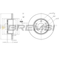 CD5316S.JPG Kit Dischi E Pastiglie Freno 20mm Posteriori Iveco Daily Vi Furgonato 2015-2024 35s/e Pieno