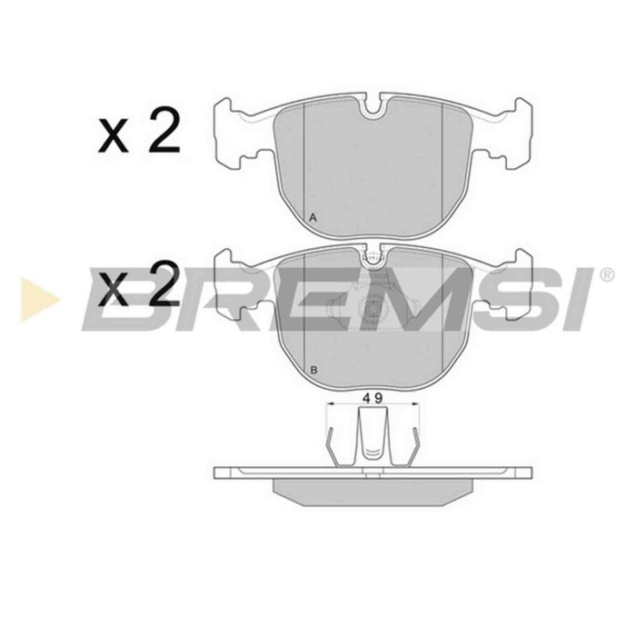 NEUTRO.jpg Kit Dischi E Pastiglie Freno 19mm Anteriori Bmw 5 Touring 1997-2003 540i S.f. Ate Ventilato