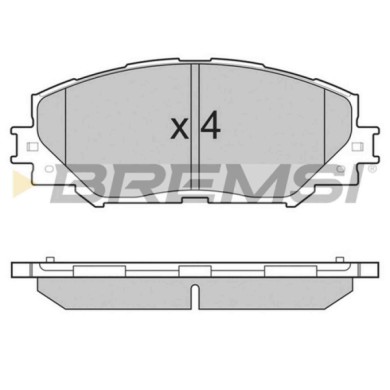 NEUTRO.jpg Kit Dischi E Pastiglie Freno 17.5mm Anteriori Toyota Urban Cruiser 2009-2016 1.33 S.f. Akebono Ventilato