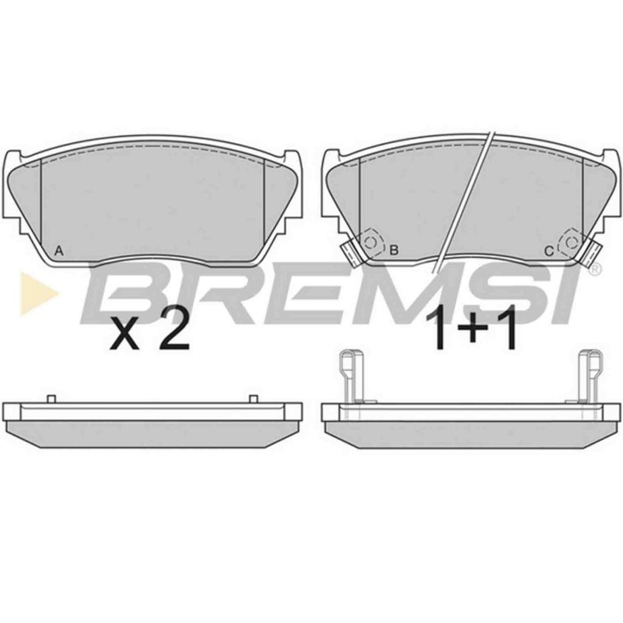 NEUTRO.jpg Kit Dischi E Pastiglie Freno 16.5mm Anteriori Nissan Sunny Iii 1990-1995 1.6i 16v 4wd S.f. Sumitomo Ventilato