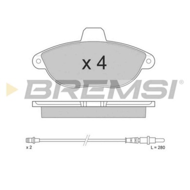 NEUTRO.jpg Kit Dischi E Pastiglie Freno 18.5mm Anteriori Fiat Scudo Furgonato 1996-2006 1.6 S.f. Bendix Ventilato