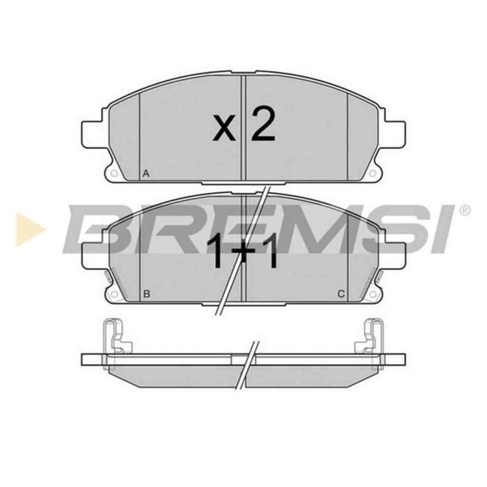 NEUTRO.jpg Kit Dischi E Pastiglie Freno 16.4mm Anteriori Nissan X-trail 2001-2013 2.0 4x4 S.f. Sumitomo Ventilato