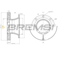 CD5325V.JPG Kit Dischi E Pastiglie Freno 17mm Posteriori Bmw 5 1997-2003 525td S.f. Ate Ventilato