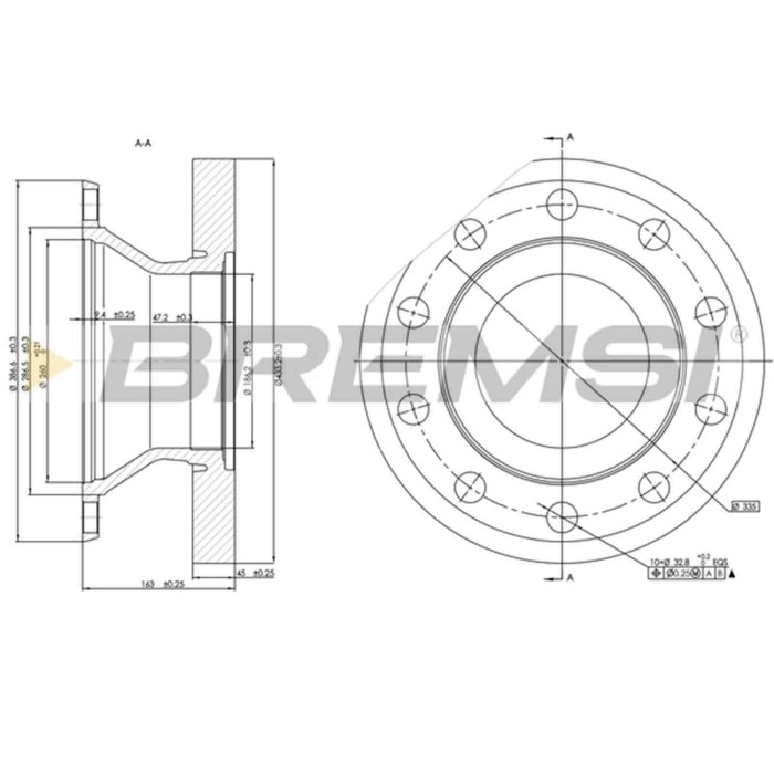 CD5337S.JPG Kit Dischi E Pastiglie Freno 17.2mm Posteriori Porsche Cayenne 2010-2024 3.0 Diesel S.f. Brembo Pieno