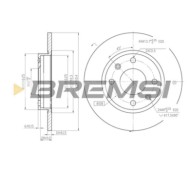 CD6059S.JPG Kit Dischi E Pastiglie Freno 30mm Anteriori Peugeot 106 Ii 1998-2004 1.5 D S.f. Knorr Pieno