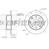 CD6106S.JPG Kit Dischi E Pastiglie Freno 15.5mm Anteriori Honda Civic I Tre Volumi 1979-1984 1300 S S.f. Sumitomo Pieno