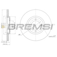 CD6121S.JPG Kit Dischi E Pastiglie Freno 14.3mm Anteriori Toyota Corolla 1982-1983 1.6 S.f. Sumitomo Pieno