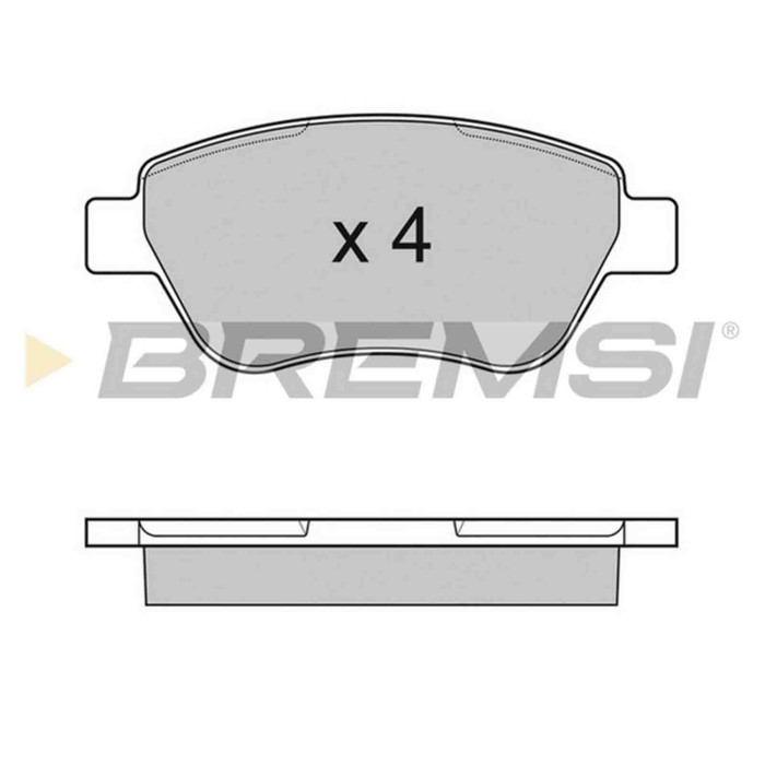 NEUTRO.jpg Kit Dischi E Pastiglie Freno 17.8mm Anteriori Fiat Siena 1998-2002 1.2 S.f. Bosch Pieno