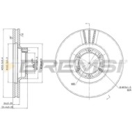 CD6160V.JPG Kit Dischi E Pastiglie Freno 30mm Anteriori Renault 30 1976-1978 2.6 S.f. Haldex Ventilato