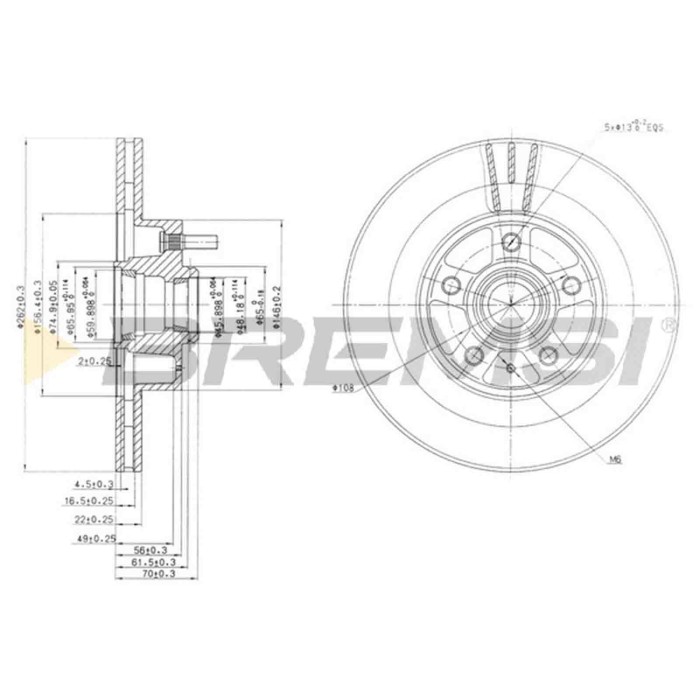 CD6177V.JPG Kit Dischi E Pastiglie Freno 17mm Anteriori Volvo 740 1988-1990 2.0 S.f. Lucas Girling Ventilato