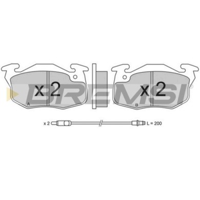 NEUTRO.jpg Kit Dischi E Pastiglie Freno 18mm Anteriori Peugeot 305 Ii 1985-1990 1.5 S.f. Bendix Ventilato