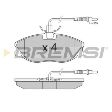 NEUTRO.jpg Kit Dischi E Pastiglie Freno 19mm Anteriori Peugeot 306 1994-2001 2.0 St S.f. Lucas Girling Ventilato