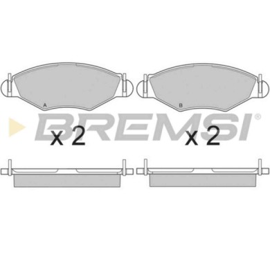 NEUTRO.jpg Kit Dischi E Pastiglie Freno 18mm Anteriori Peugeot 306 2000-2001 1.6 S.f. Bosch Ventilato