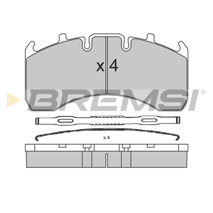 NEUTRO.jpg Kit Dischi E Pastiglie Freno 30mm Anteriori Volvo 740 Kombi 1985-1986 2.3 S.f. Meritor Ventilato